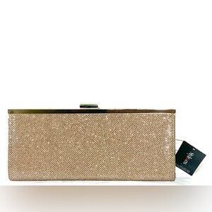 Style & Co. Metallic Gold Hand Clutch